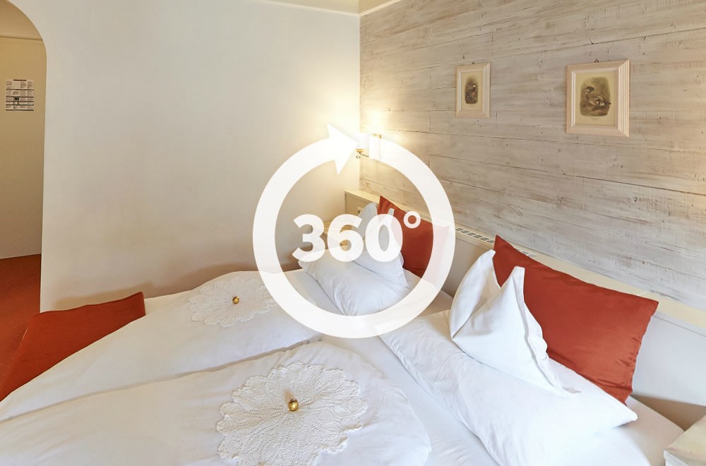 360 Grad Panorama Doppelzimmer