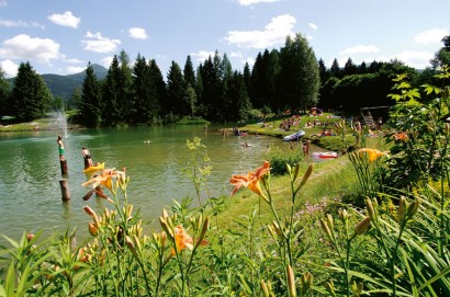 Free bathing lake in Flachau-Reitdorf © Flachau Tourism