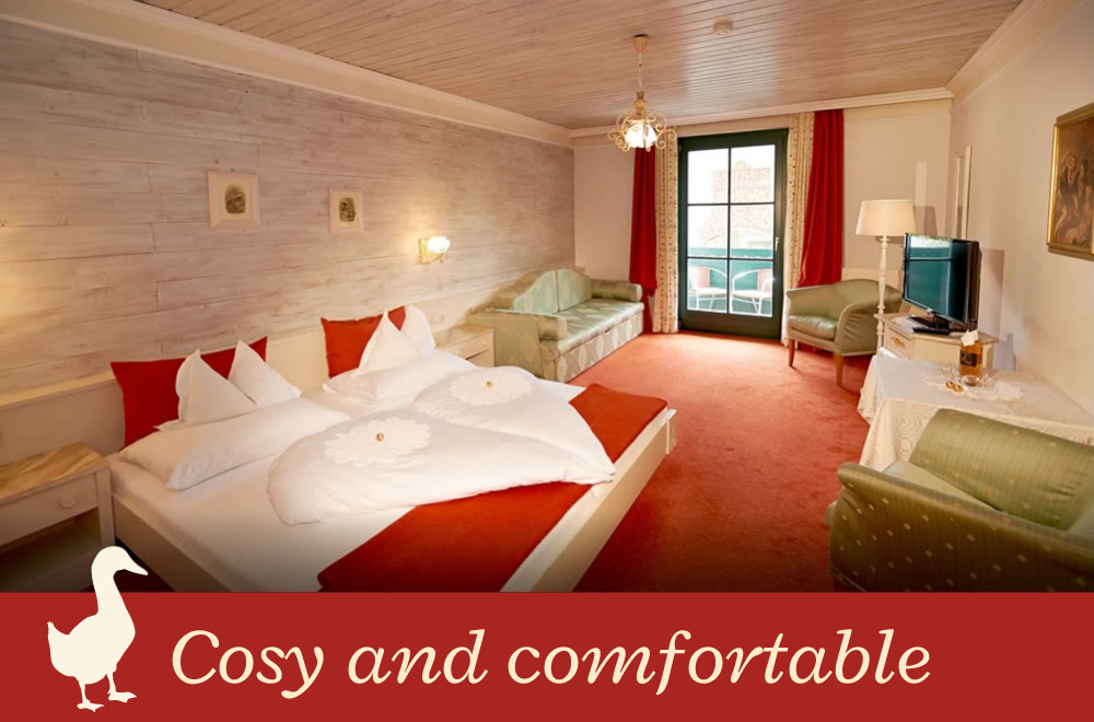 Generously-sized double room