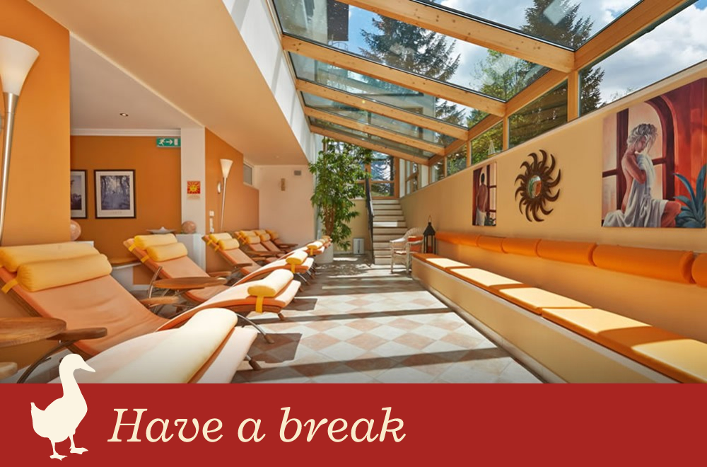 Spacious wellness area