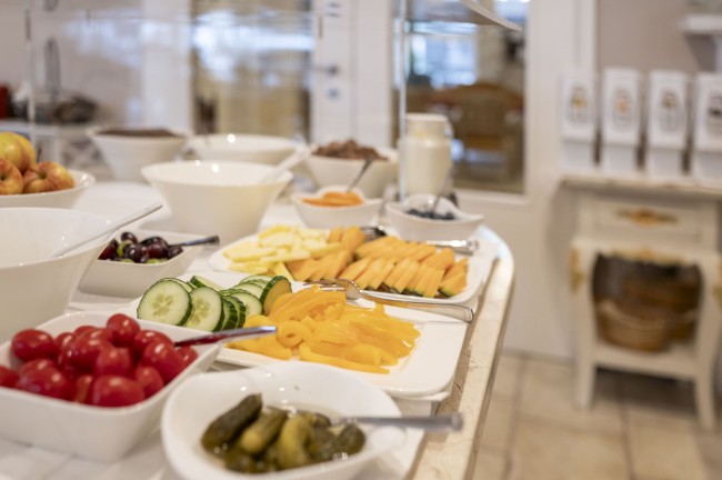 Abwechslungsreiches Fr&uuml;hst&uuml;cksbuffet f&uuml;r alle G&auml;ste im Hotel Garni Keil