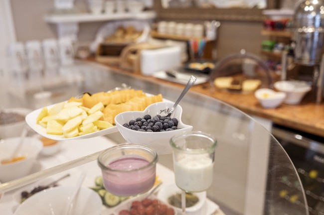 Abwechslungsreiches Fr&uuml;hst&uuml;cksbuffet f&uuml;r alle G&auml;ste im Hotel Garni Keil