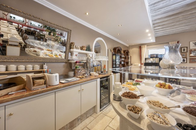 Abwechslungsreiches Fr&uuml;hst&uuml;cksbuffet f&uuml;r alle G&auml;ste im Hotel Garni Keil