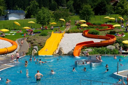 Water fun at the aquatic centre in Wagrain