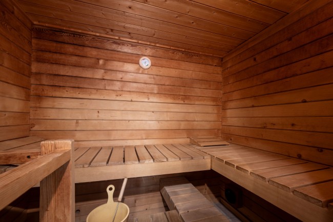 Sauna, Dampfbad und Infrarotkabine inklusive