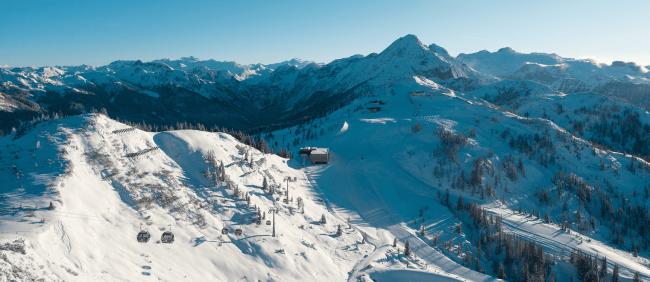 Verschneites Bergpanorama in Wagrain-Kleinarl &copy; Wagrain-Kleinarl Tourismus